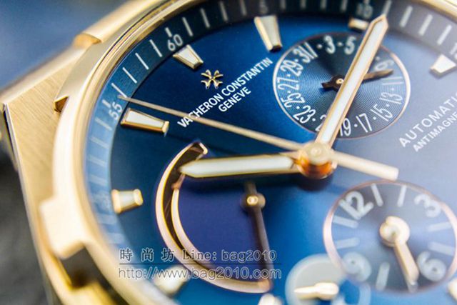 vacheron Constantin手錶 江詩丹頓縱橫四海多功能腕表 江詩丹頓高端機械男表  hds1123